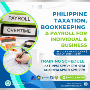 Philippine Taxation Bookkeeping and Payroll for Business and Individual