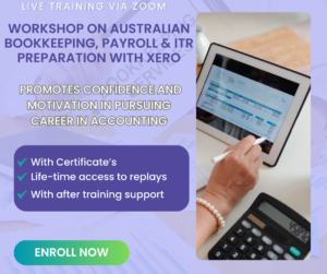 Workshop in Australian Bookkeeping with XERO